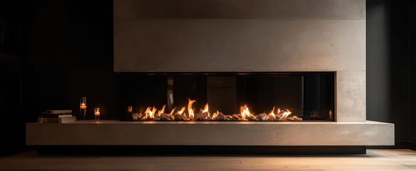 Gas Fireplace Ember Bed Design Services in Salinas, California