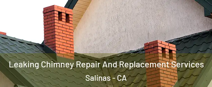 Leaking Chimney Repair And Replacement Services Salinas - CA
