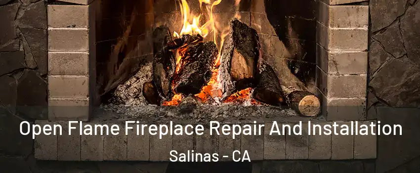 Open Flame Fireplace Repair And Installation Salinas - CA